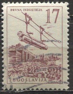 Yugoslavia; 1958: Sc. # 515; Used Single Stamp