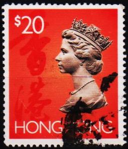 Hong Kong. 1992 $20 S.G.716 Fine Used