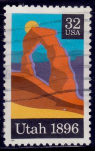 United States, 1996, Utah Statehood, 32c, sc#3024, used