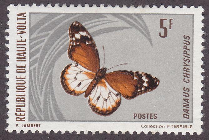 Burkina Faso 247 Danaus Chyrsippus 1971