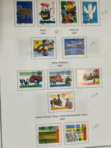 Switzerland collection reg issues 1990-1999 complete used