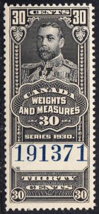 CANADA # FWM63   - Mint  NH  - Revenue stamp