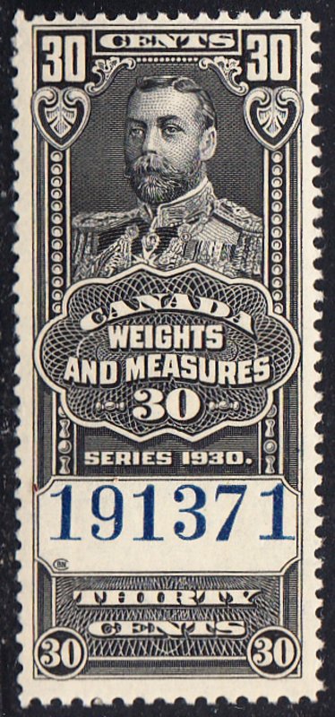 CANADA # FWM63   - Mint  NH  - Revenue stamp