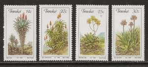 Transkei Scott catalog # 171-174 Mint NH