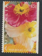 Australia SG 1447  Used  x booklet right margin imperf - Flowers