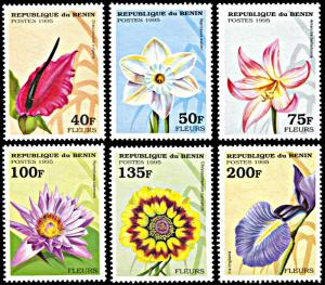 Benin 768-773, MNH, Flowers