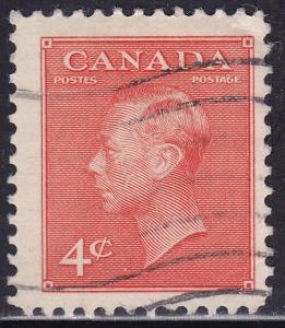 Canada 306 King George VI with Postes-Postage 1951