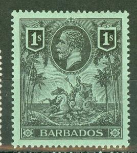Barbados 124 mint CV $14