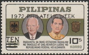 Philippines #1167 1972 Philatelic Week MNH.