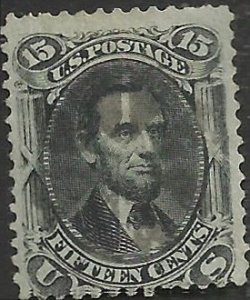 C@ # 77 Black Used Crease Abraham Lincoln