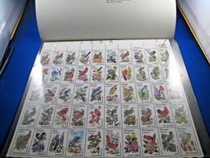 UNITED STATES SCOTT #1953-2002 - FULL PANE & BOOK 50 STATE BIRDS & FLOWERS(brig)