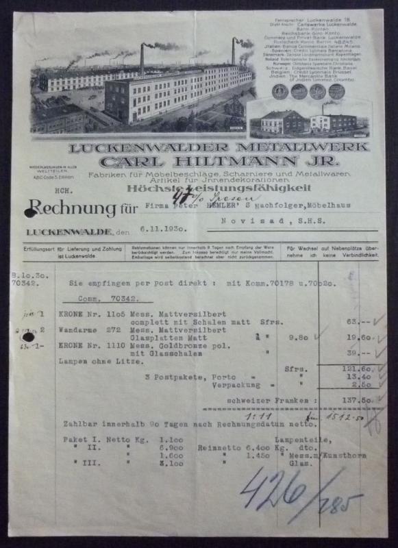 JUDAICA - EARLY ADVERTISING DOCUMENT - MEMO PAPER R! austria yugoslavia J59