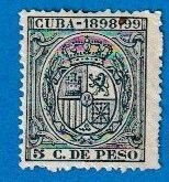 CUBA 1898 REVENUE - MNG