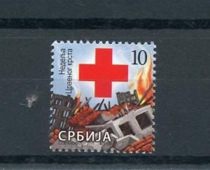 Serbia 2015 MNH Red Cross 1v Set Medical Health Burning Houses