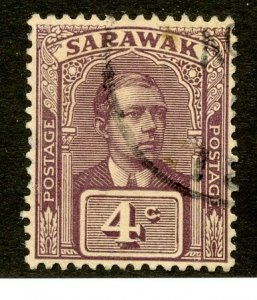 Sarawak, Scott #56, Used