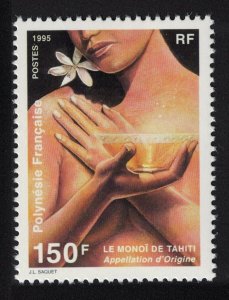 Fr. Polynesia Tahiti Monoi blend of coconut oil and Tiare flower 1995 MNH