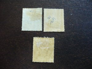 Stamps - Cuba - Scott# 100,102,104 - Mint Hinged Partial Set of 3 Stamps