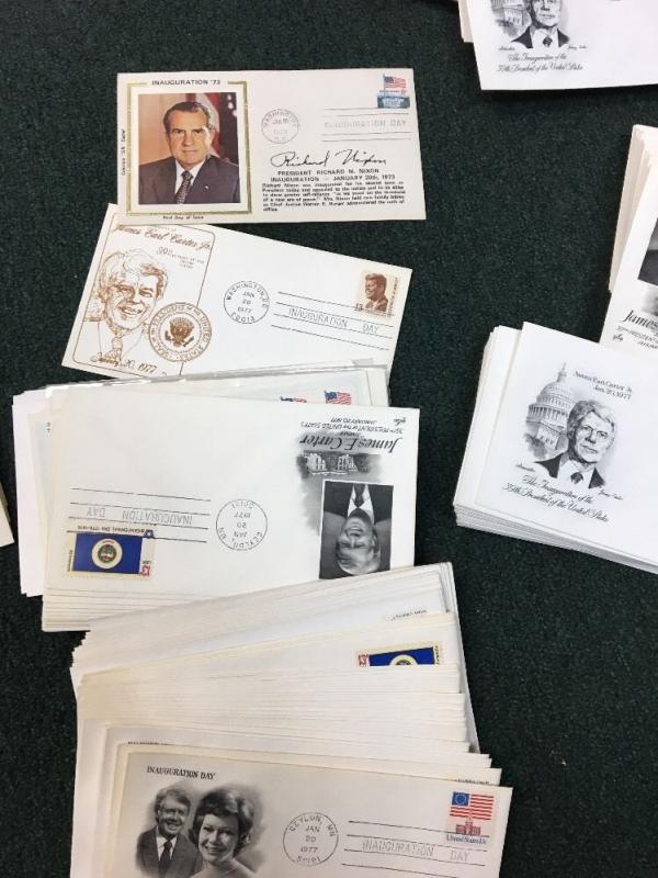 Inauguration Covers. Lot Of 900 Covers. 100 Regan,800 Carter,1 Nixon