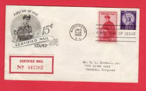#FA1 Certified Mail  - Artcraft Cachet