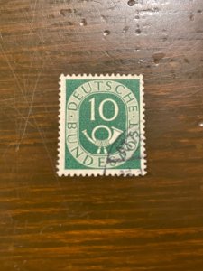 Germany SC 675 Used 10pf Numeral & Post Horn (3) - VF/XF