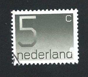 Netherlands SC# 536 - (5c) - Numeral, gray - used