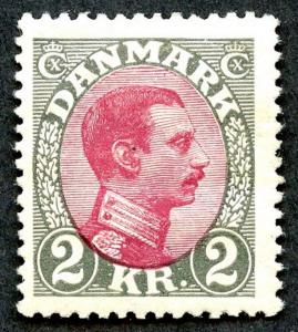 Denmark Sc# 129, MH, SCV $67.50