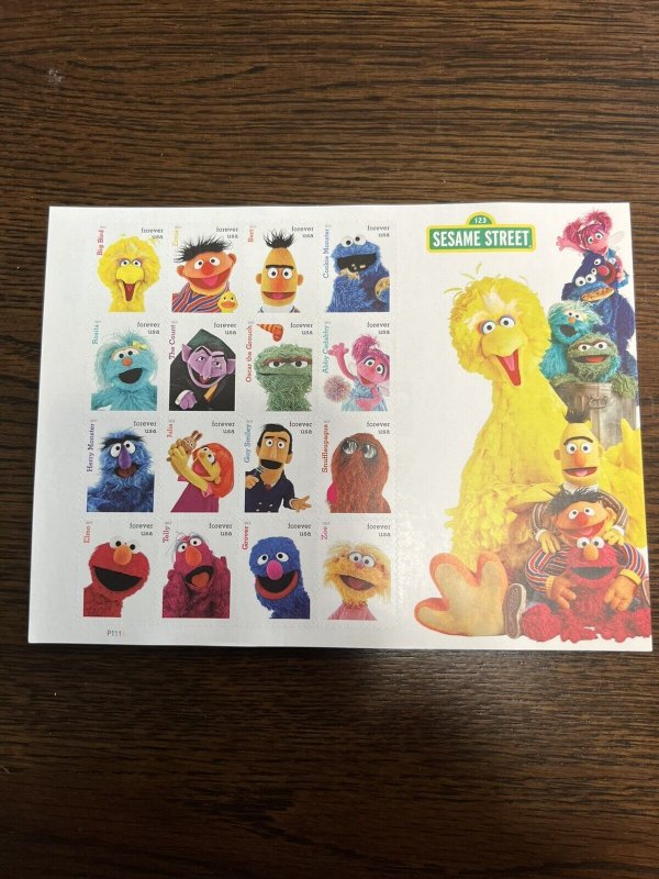 Scott #5394 SESAME STREET Sheet of 16 Forever Stamps MNH 2019