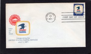 1396 US Mail, FDC Washington DC cancel