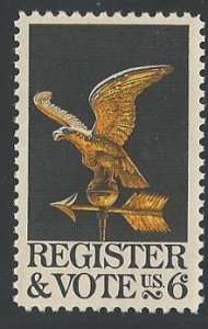 US Cat # 1344, Register & Vote, MNH*-