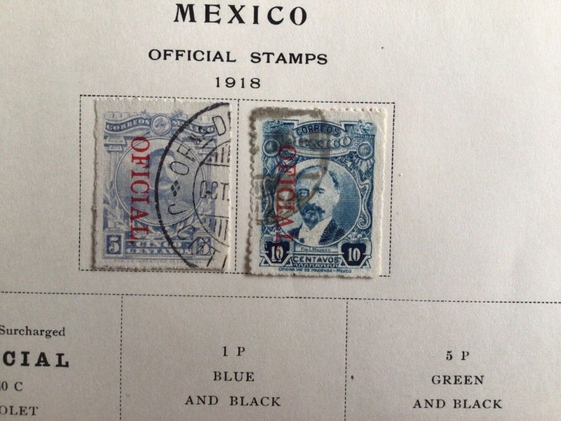 Mexico vintage stamps shown on stamps page Ref 60256