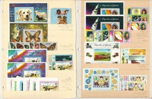 Liberia Stamp Collection, 1973-74 Mint NH, Dogs, Butterfly, Space, JFZ