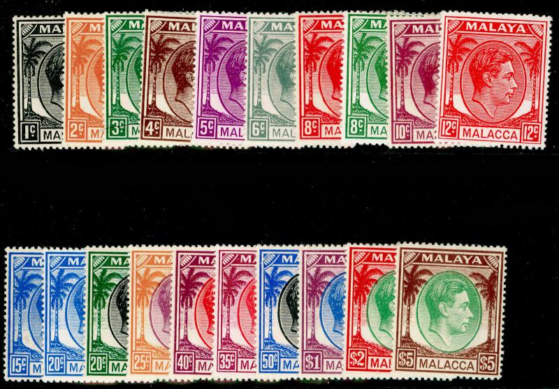 MALAYSIA - Malacca SG3-17, COMPLETE SET, NH MINT. Cat £150.