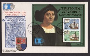 New Zealand 1992 Columbian International Stamp Show FDC