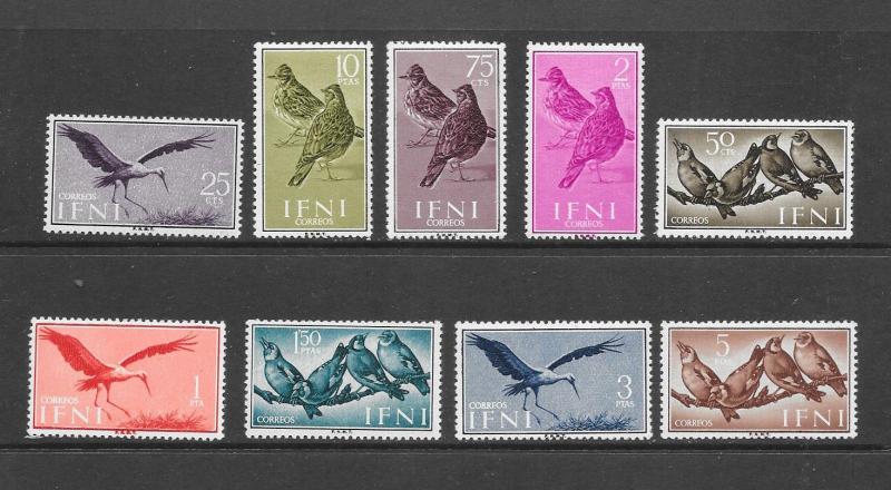 BIRDS - IFNI  #90-98  MNH