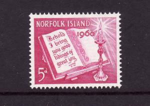 D3-Norfolk Is.-Scott#43-Unused NH set-Christmas-Bible-1960-