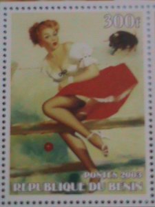 ​BENIN STAMP:2003 EDVARD RUDCI MNH STAMP SHEET.