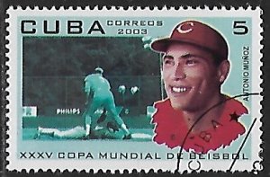 Cuba # 4348 - Baseball, Antonio Munez - unused / CTO....{R15}