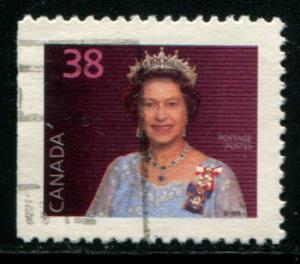 1164as Canada 38c QEII, used bklt sgl