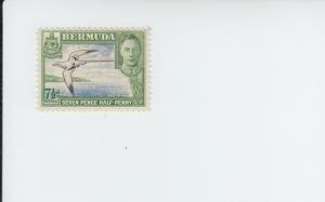 1941 Bermuda KGVI Tropic Bird (Scott 121D) MLH