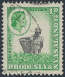 Rhodesia and Nyasaland  SG 18  SC# 158  Used see details & scans