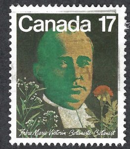 Canada #894 17¢ Canadian Botanist - Frere Marie-Victorin (1981). Used.