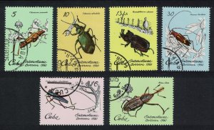 Caribic Insects 6v 1980 CTO SG#2605-2610