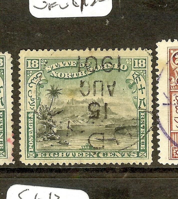 NORTH BORNEO (P0601B) 18C  MOUNTAIN  SG110B KUDAT SON  CDS  VFU