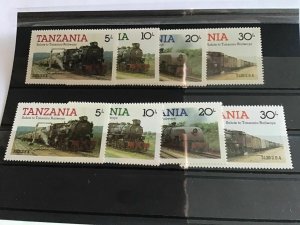 Tanzania mint never hinged Train stamps R21534