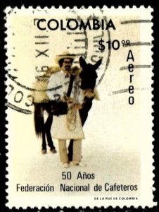 COLOMBIA #C642, USED AIRMAIL  - 1977 - COLOMBIA163