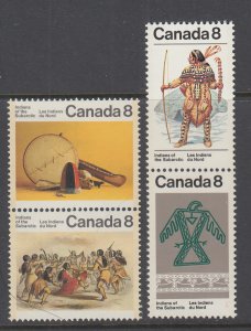Canada 575a-578a MNH VF