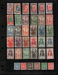 Somali coast  36 diff Used and mint  hinged