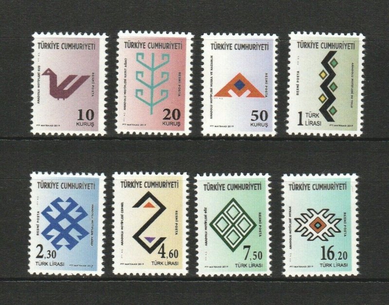Turkey 2019 MNH Official Stamps Folklore Anatolic Design