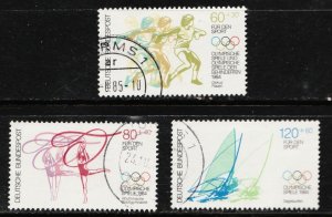 1984 Germany B620-22 Summer Olympic games - Used stamps nicely canceled