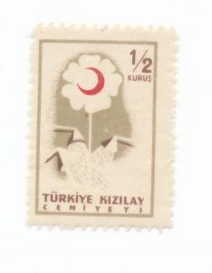 Turkey 1957  Scott RA207 MH - 1/2 k, Flower